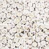 500Pcs 5 Style Plating Acrylic Beads PACR-BY0001-01-3
