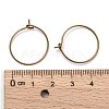 Brass Wine Glass Charm Rings EC067-2AB-NF-3