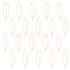 20Pcs Brass Spiral Oval Dangle Earrings EJEW-BC0001-11-1