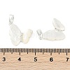 Natural White Shell Butterfly Pendants KK-U043-25S-3