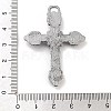 Cross Alloy Rhinestone Pendants FIND-U006-15AS-05-3