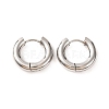 Non-Tarnish 304 Stainless Steel Hoop Earrings for Women EJEW-F339-01P-02-1