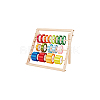 Wooden Ribbon Storage Rack ODIS-WH0086-127-7