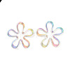 Plated UV Acrylic Beads TACR-S161-04-2