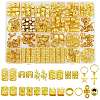 270Pcs Iron Hair Coil Cuffs X1-AJEW-SZC0021-03G-1