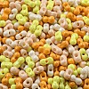 Opaque Baking Paint Glass Seed Beads SEED-K009-01A-28-3
