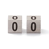 Tarnish Resistant 303 Stainless Steel European Beads STAS-G286-P09-2