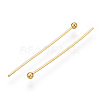 Brass Ball Head Pins KK-G331-10-0.6x25-3