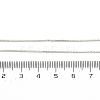 Brass Box Chain Necklaces for Women NJEW-G160-17S-3
