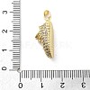 Brass Micro Pave Cubic Zirconia Pendants KK-F877-12G-3