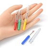 4Pcs 4 Colors Plastic Handle Iron Seam Rippers TOOL-YW0001-22-6