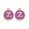 Golden Plated Alloy Enamel Charms LS-ENAM-Q437-12Z-1