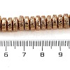 Electroplated Natural Lava Rock Beads Strands G-I360-A03-02-4