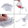 Organza Gift Bags with Drawstring X1-OP-R016-9x12cm-05-4