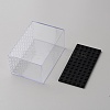Transparent Plastic Minifigure Display Cases LS-ODIS-WH0070-08-2
