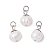 Natural Pearl Potato Charms PALLOY-JF04617-1