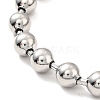 Tarnish Resistant 304 Stainless Steel Ball Chain Necklace & Bracelet Set STAS-D181-02P-01C-5