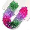 Transparent Painted Glass Beads Strands X1-DGLA-A034-T3mm-A06-1