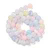 Macaron Color Natural Selenite Beads Strands G-Q162-A01-02B-02-3