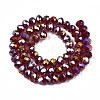 Electroplate Glass Beads Strands EGLA-A034-T2mm-B29-2