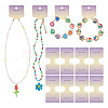 50Pcs Folding Paper Jewelry Display Cards ODIS-TA0001-07B-3