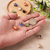 10pcs 5 colors Cat Eye Glass Charms CE-FW0001-01-5