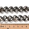 Electroplate Glass Beads Strands EGLA-B008-01A-PL02-4