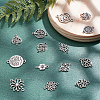 SUNNYCLUE 84Pcs 14 Styles Tibetan Style Alloy Connector Charms FIND-SC0003-33-4