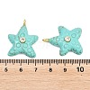 Dyed Synthetic Turquoise Pendants G-H353-01G-01-3