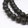 Natural Agate Beads Strands G-F451-10mm-01-3