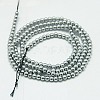 Non-magnetic Synthetic Hematite Beads Strands G-K015-2mm-02-2