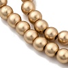 Electroplated Synthetic Non-magnetic Hematite Beads Strands G-H327-D01-01A-3