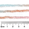 Transparent Painted Glass Beads Strands X1-DGLA-A034-T2mm-A19-3