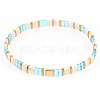 Bohemian Glass Seed Beaded Stretch Bracelets JM4508-40-1