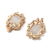 Brass Glass Pendants KK-Z103-11KCG-02-2