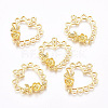 Open Back Bezel Pendants PALLOY-TAC0010-05G-1