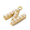 Plastic Imitation Pearl Pendants KK-P230-17G-N-2