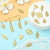 DIY Leafy Jewelry Making Finding Kit STAS-CJ0002-43-5