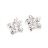 Brass Micro Pave Cubic Zirconia Pendants ZIRC-E164-18A-P-2