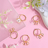 4Pcs Brass Adjustable Ring Findings KK-BBC0014-80G-4