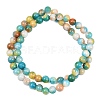 Jade Beads Strands G-D264-6mm-XH14-8