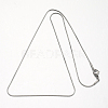 304 Stainless Steel Snake Chains Necklaces STAS-F094-23-2