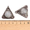 Natural Quartz Crystal Pendants GG-CBACC2B-04R-01-3