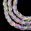 Electroplate Glass Beads Strands X-EGLA-D031-01-01-4