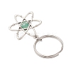 7Pcs Natural Gemstone Keychains KEYC-JKC01244-5