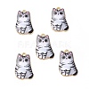 Alloy Enamel Pendants ENAM-M046-12G-E-3