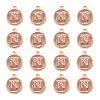 Golden Plated Alloy Enamel Charms X-ENAM-S118-07N-2