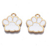 Alloy Enamel Pendants X1-ENAM-T016-22LG-B-RS-2