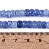 Ombre Effect Dyed Glass Beads Strands GLAA-Q106-05A-A16-4