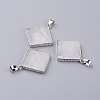 Natural Quartz Crystal Pendants X-G-E442-02W-1
